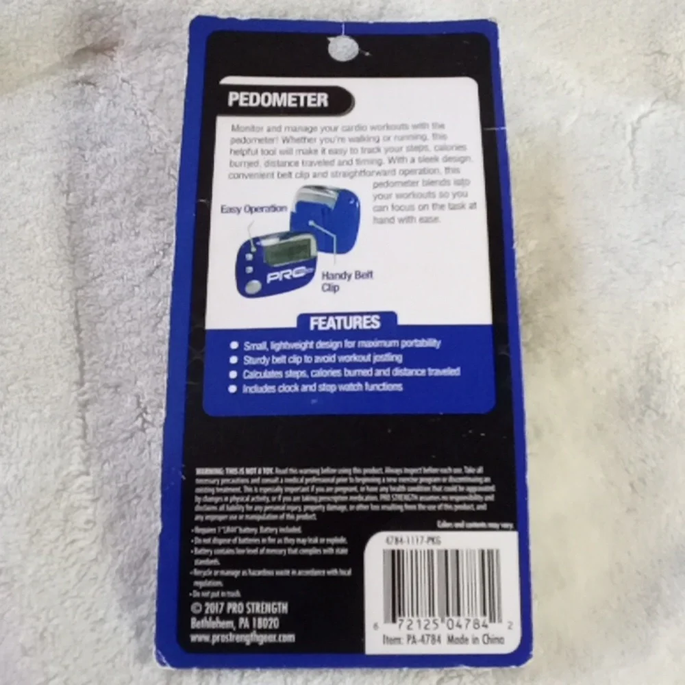 Blue Pedometer - Picture 3 of 4